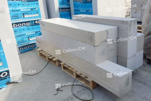 Газобетонные блоки Бонолит Дмитров D400 625х250х150 перегородочные