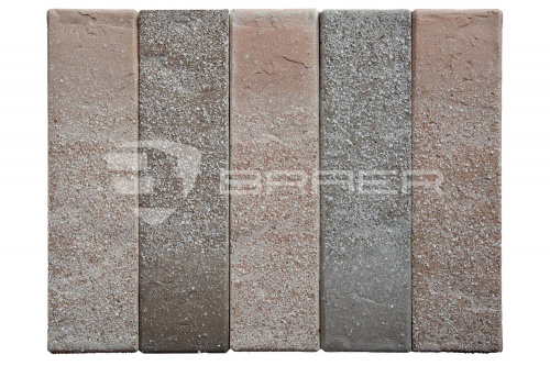 Облицовочный кирпич Браер Евро 0,7 НФ Баварская кладка Дакар терра